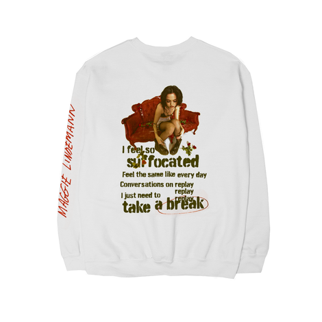 Suffocate White Crewneck