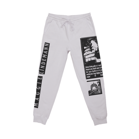Print White Joggers
