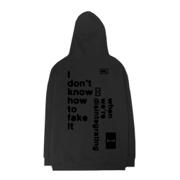 Disintegrating Hoodie Back