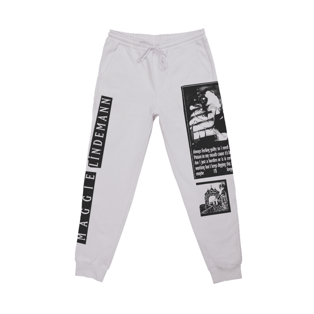 Print White Joggers